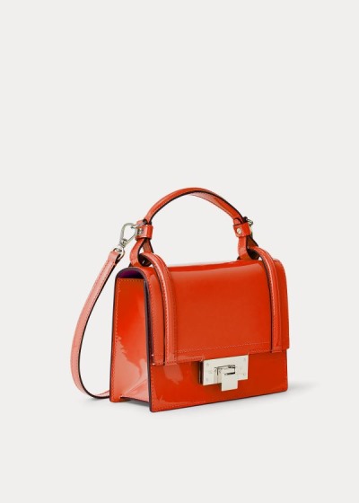 Women's Ralph Lauren Patent Mini Hinge-Lock Bag | 921435JHF